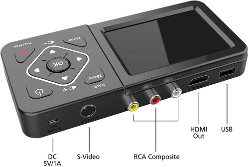 AV480-ITA Acquisizione Video Riversare Vhs Digital Converter DVD Video 8 HI8 - Foto 2 di 9