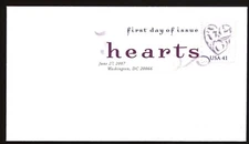 US - FDC - Sc #4151 - Hearts - MNH - FDC - DCP Cancel