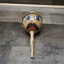 Isla Mujeres Mexico Souvenir Maraca Rattle hand painted