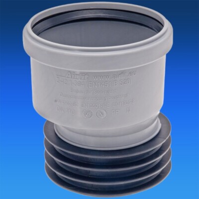 Airfit PLUS Steckmuffe DN110 exzentrisch für HT KG für Rohre ohne Muffe