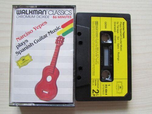 WALKMAN CLASSICS 'NARCISO YEPES PLAYS SPANISH GUITAR' CASSETTE, 1977 W. GERMANY - Picture 1 of 7