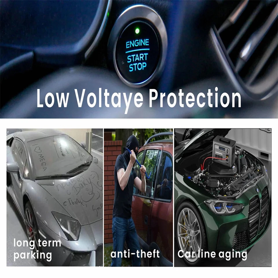 Interruptor de apagado 240A Interruptor de desconexión de batería remoto de 12V con pantalla de voltaje LED Foto 3 de 4