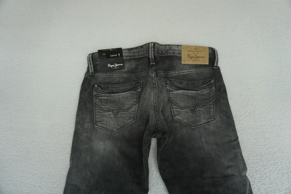 Pepe Jeans Dave Edad 15-16 Niñas Niños Pantalones Elásticos 164-172 cm Gris NUEVO Foto 4 de 4