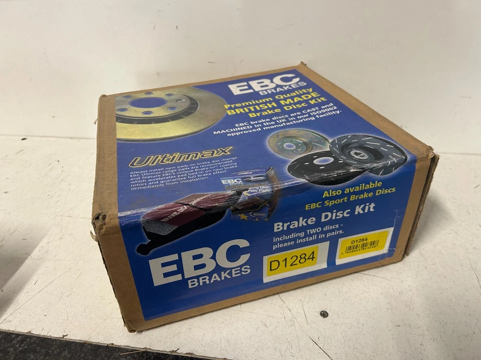 Seat Volkswagen Audi 2013- EBC Novos Discos de Freio Dianteiro Sólido Um Par 260mm D1284 - Imagem 4 de 4