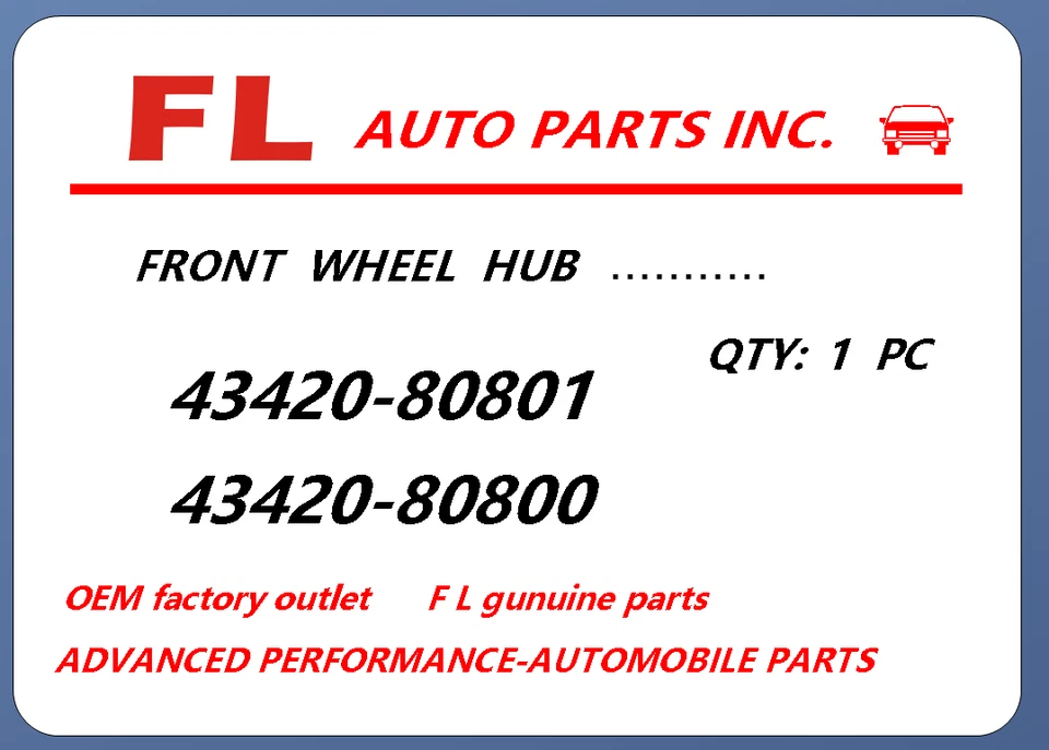 For Suzuki SX4 2007-2013 Front Wheel Hub Bearing 2 Side 2008 2009 2010 2011 2012 - Image 4 of 4