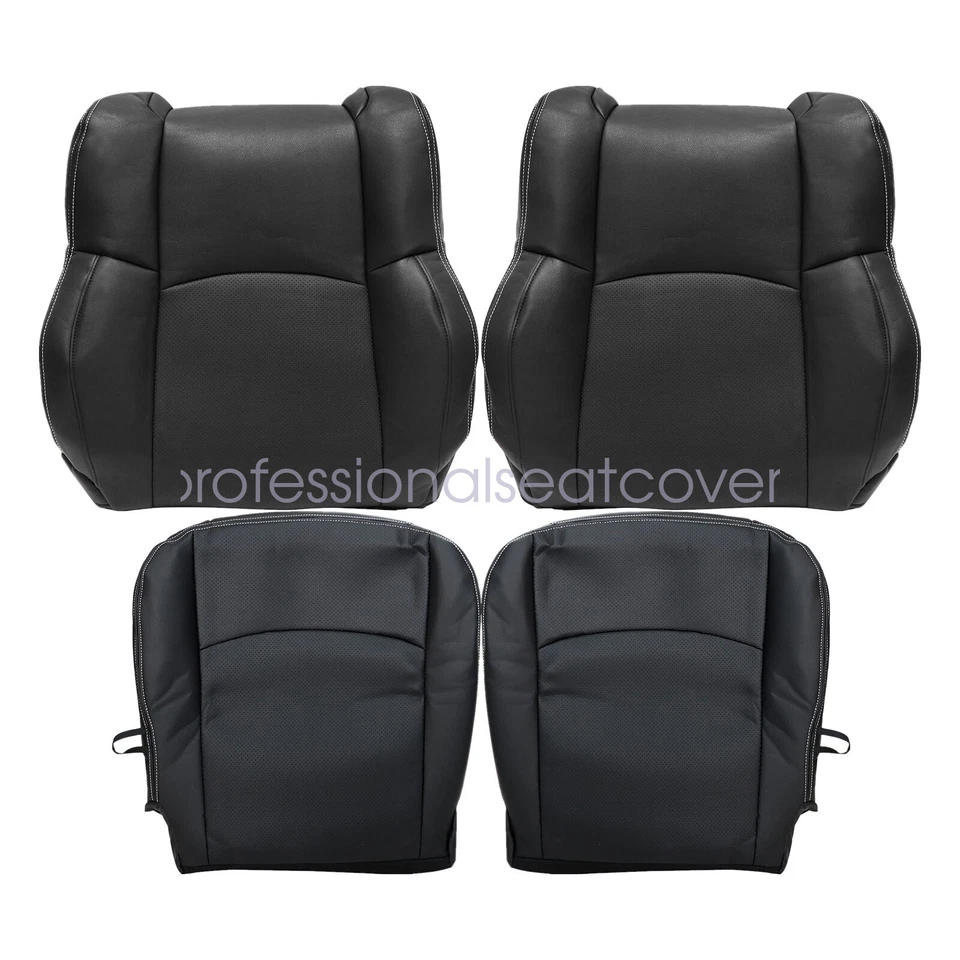 For 2009 2010 2011 2012 Dodge Ram 1500 2500 Laramie Leather Seat Cover Black X9 — 第 4/4 张图片