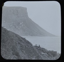Magic Lantern Slide Photo Scotland Coastal Scene Isle of Skye