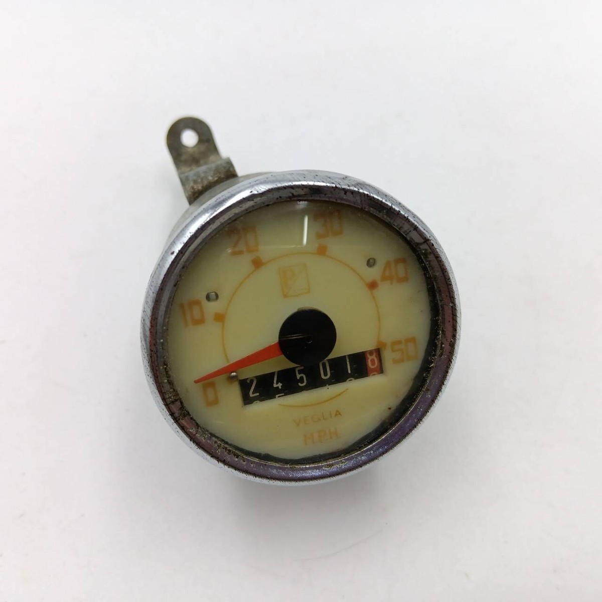 vespa used original VEGLIA 50MPH Speedomoeter Tacho 50N 50R 50S 90