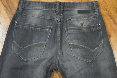 Men's TOM TAILOR JONES RALAXED SLIM FIT Grey Jeans Size W30 L34