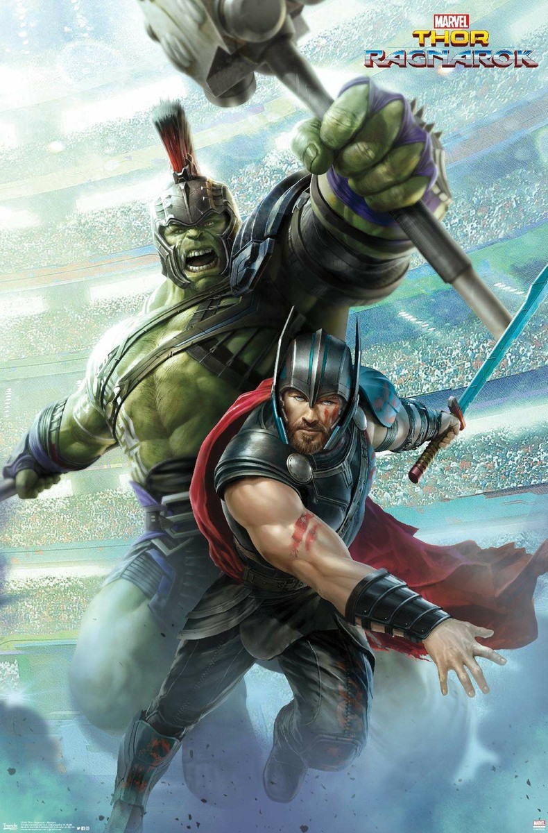 Marvel Cinematic Universe - Thor: Ragnarok - Warriors Poster | eBay