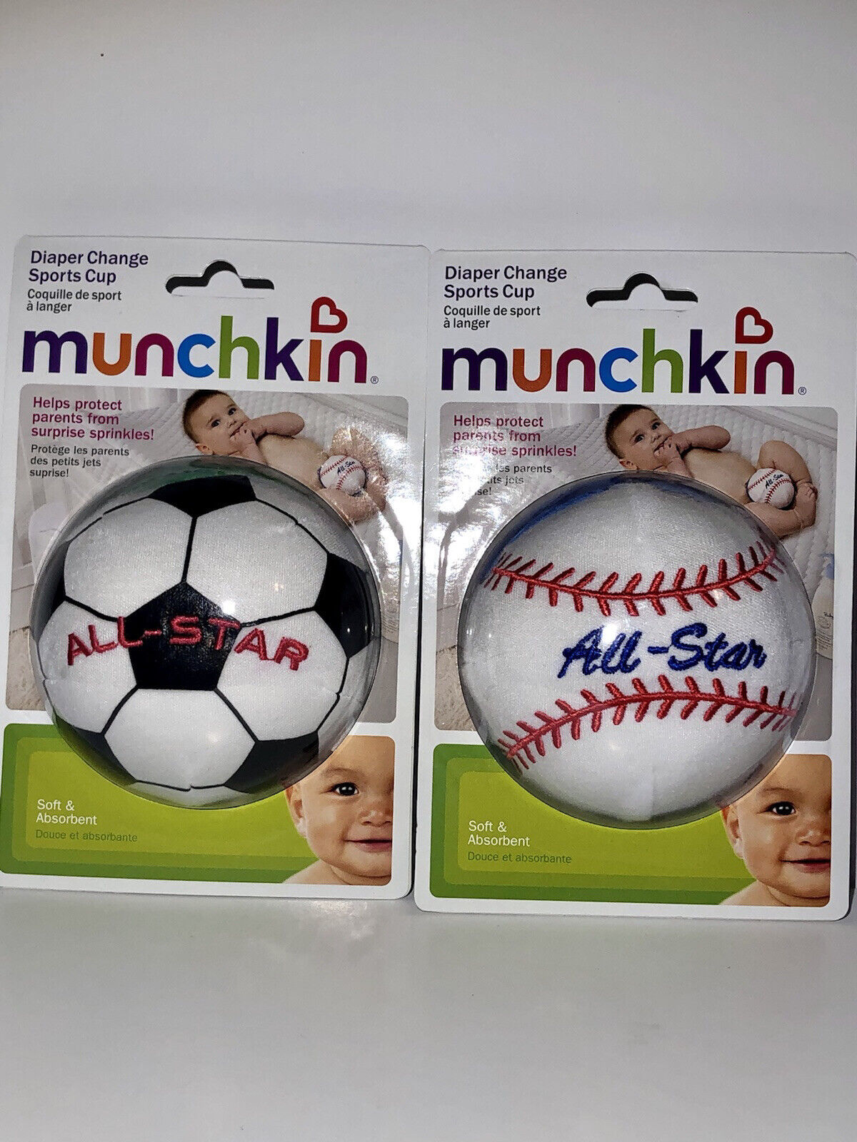 Munchkin Diaper Change Sports Cup (All-Star Baseball And Soccer