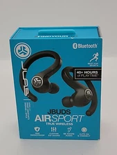 JLab Audio - JBuds Air Sport True Wireless In-Ear Headphones - Black