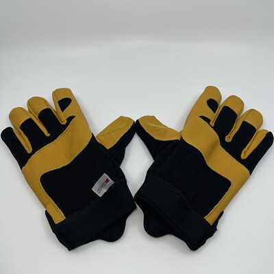 Men's Genuine Leather Winter Warm Gloves 3M Thinsulate Insulated G.O.A.T L