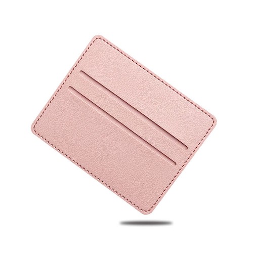 Estuche para tarjetas de identificación billetera corta ultrafina portátil artificial PU mini monedero hombres mujeres - Imagen 15 de 25