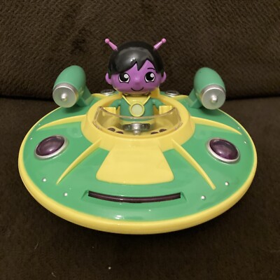 Ryan's World Green UFO Flying Saucer Spaceship Lights Sounds Work