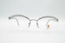 Vintage Neostyle Mozart 1385 Silver Half-Rim Glasses Frame NOS
