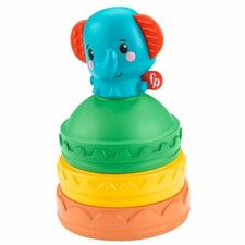 Fisher-Price Stacking Elephant, Infant Stacker Activity Toy Motor Sensory Skills