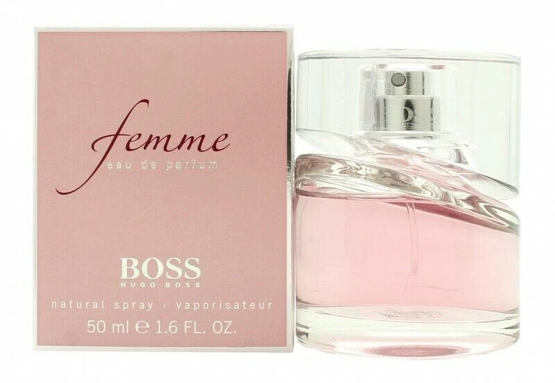 HUGO BOSS FEMME EAU DE PARFUM EDP 50ML SPRAY FOR HER 100