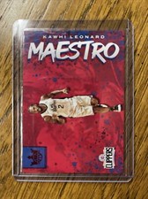 2019-20 Panini Court Kings Maestros Ruby #18 Kawhi Leonard Clippers #'d /149