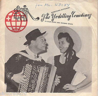 THE YODELLING COMEDIANY Something Different EP 1960's Mono