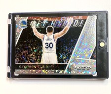 2017-18 Panini Prizm Get Hyped! Stephen Curry FAST BREAK DISCO PRIZM SP W/CASE