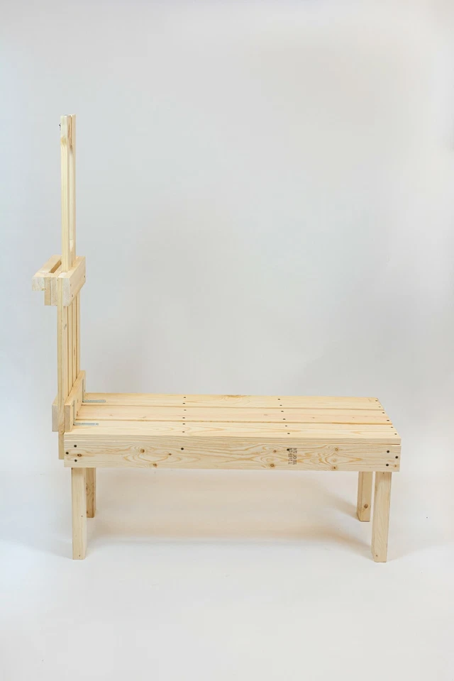 Nuevo soporte de ordeño de cabras pequeño para cabras enanas pigmeas y nigerianas 32 pulgadas. Natural Foto 3 de 4