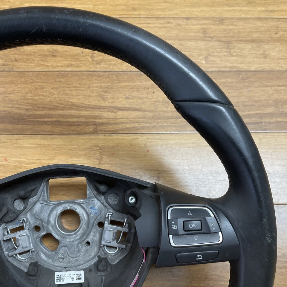 Volkswagen EOS 2012-2016 3 RADIOS cuero volante multifunción OEM Foto 3 de 4