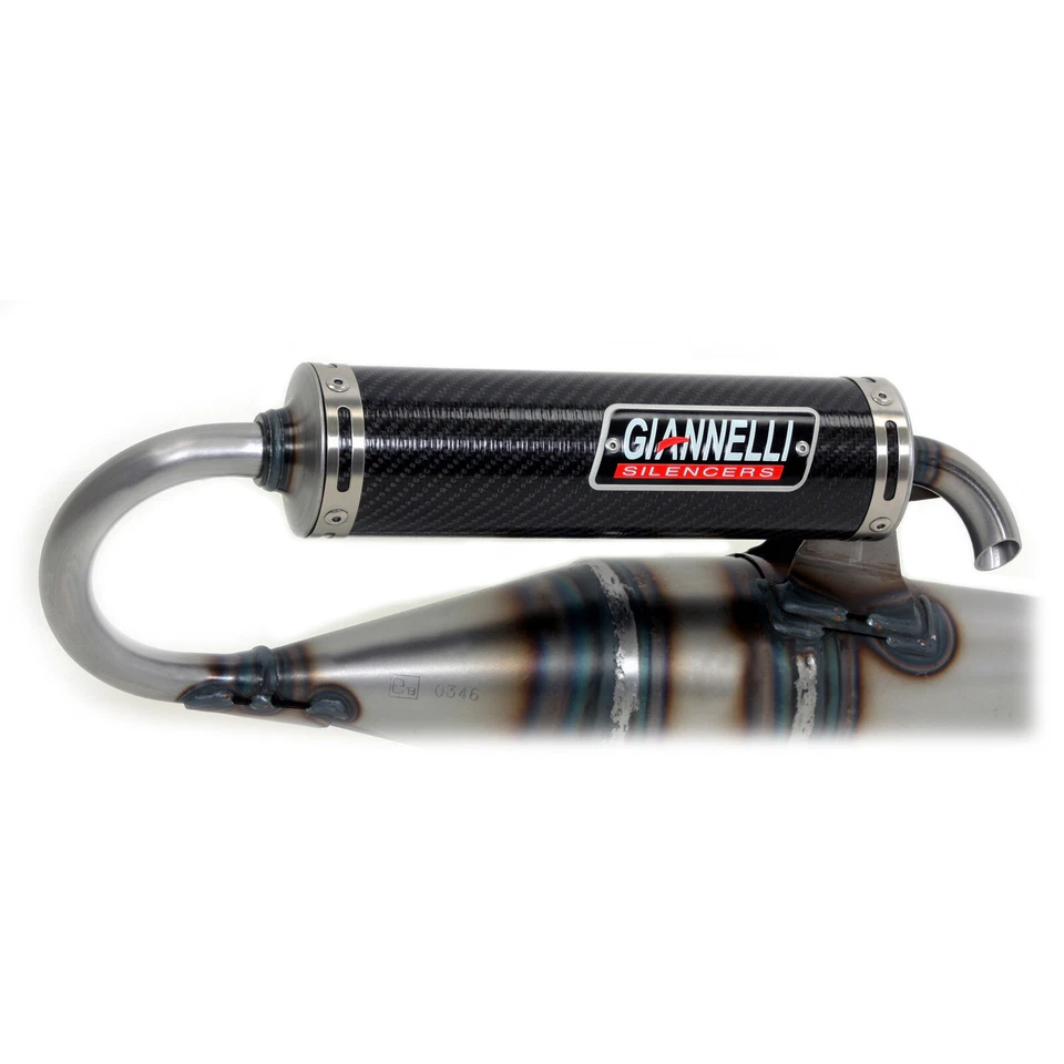 FULL EXAUST GIANNELLI SHOT V4 50 CC CARBON FOR BENELLI 491-S RACING 1997 > 2001 - Image 2 of 4