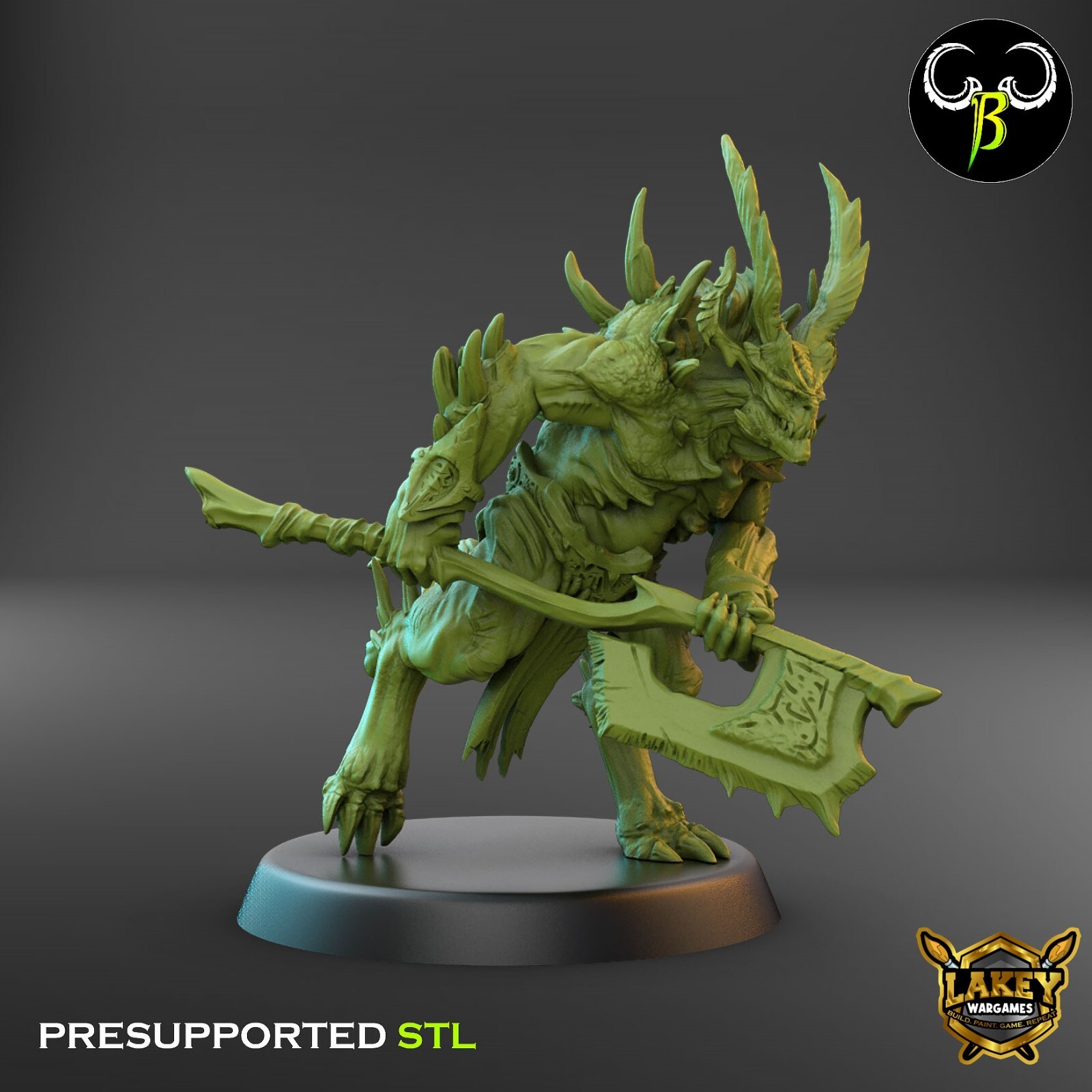 Gore Breakers | Daemon | 3D Printed Miniature | Clay Beast Creation |