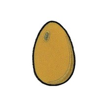 Patch embroidered iron on cloth badges kawaii biker applique egg food breakfast