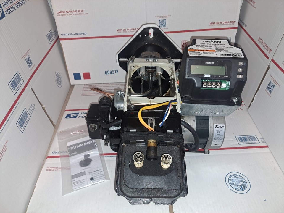 BECKETT OIL BURNER UNIT MODEL AF AFG - Slant/Fin Boiler Furnace Liberty ...
