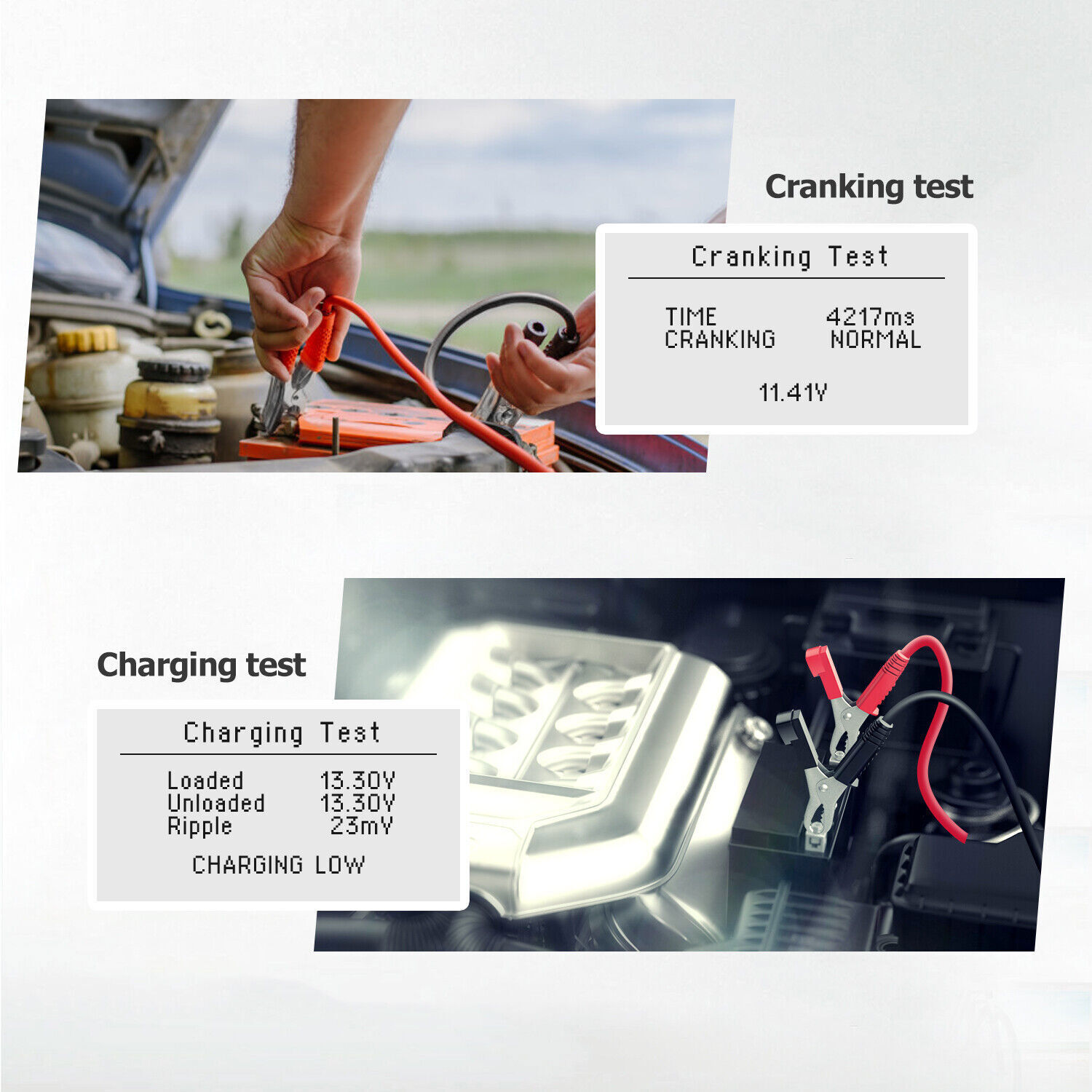 ANCEL 12V Van Light Truck Car Battery Tester Charging Analyzer Diagnostic Tool thumbnail 8