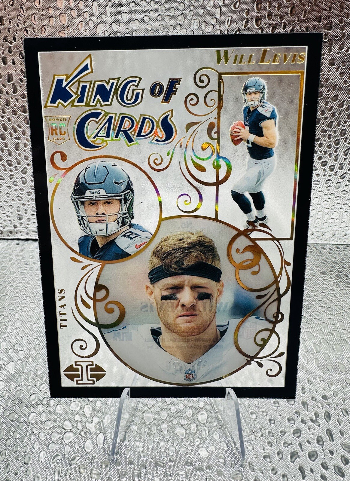 2023 Illusions Will Levis King of Cards /50 Black!