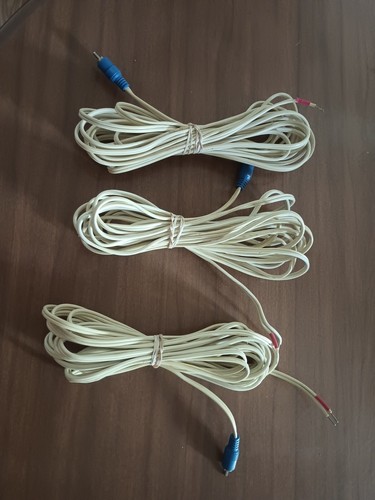 USAV - Set 5 Cavi Per Altoparlanti Bose Lifestyle Acoustimass, RCA A Filo Nudo, 16 AWG, 6m E 12m