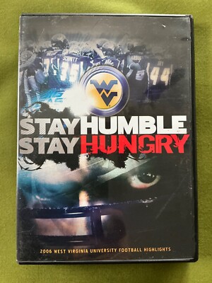 West Virginia Mountaineer Football Stay Humble Stay Hungry 06 DVD VGD Rodriguez