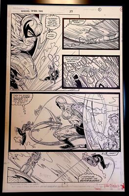 Amazing Spider-Man #319 pg. 5 by Todd McFarlane 11x17 FRAMED Original Art Print 