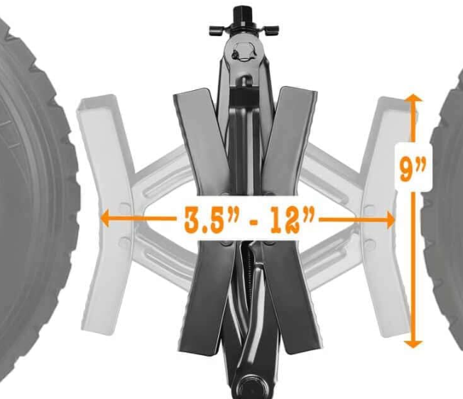 EPOARTIST Camper Wheel Chock Stabilizer Scissor 2 Sets for RV Travel