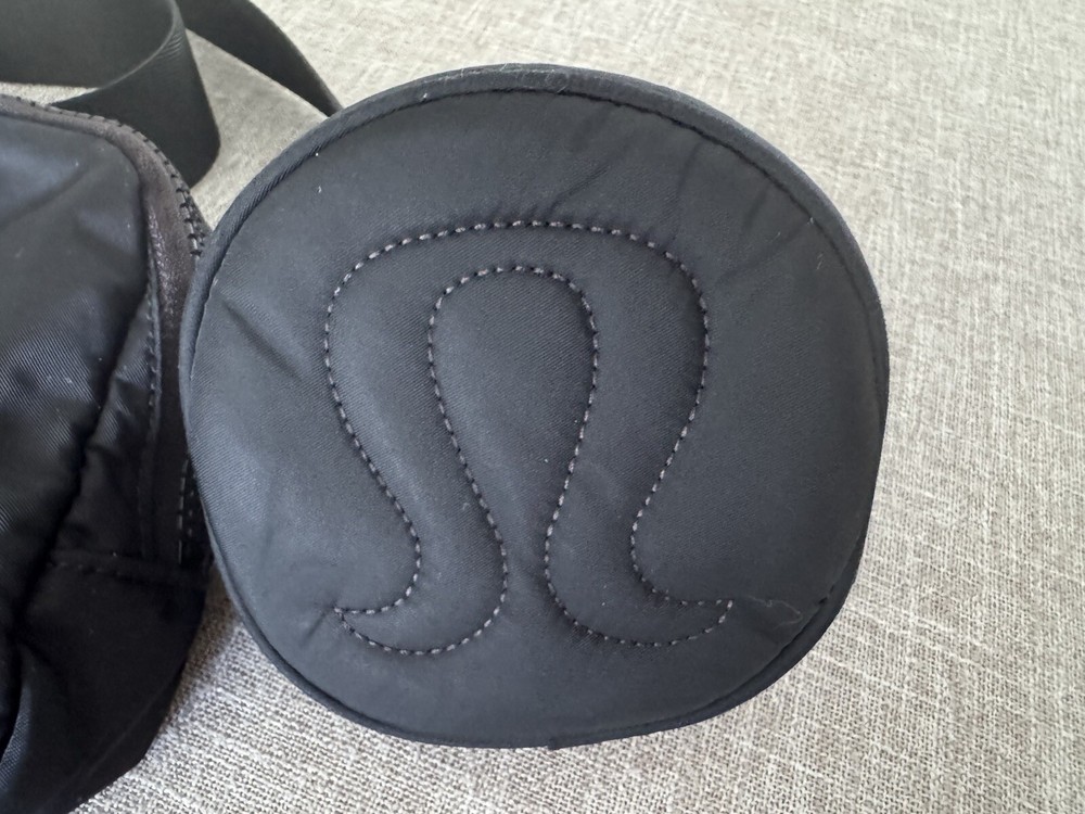 Lululemon Belt Bag with Black 4 Inch Round Coin Purse