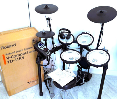 Roland V-Drums TD-11（マット、スティック、スピーカー付き） Roland TD-11 Series V-Drums with new TD-11KV Special Edition - YouTube