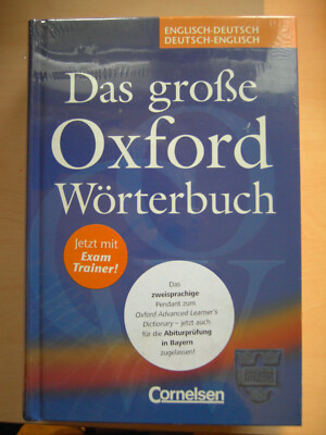 Das große Oxford Wörterbuch E-D/D-E (Cornelsen) Abitur Bayern +Exam Trainer NEU