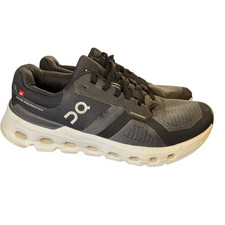 Men  s US Size 9.5 - ON Cloudrunner 2 Eclipse Black Running Shoes Sneakers