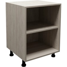 Kitchen 600mm Base Unit Oak Carcass Without Doors Fully Assembled