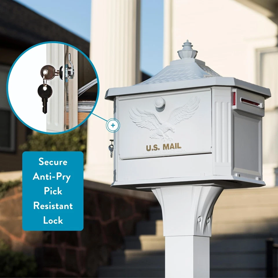 Architectural Mailboxes Hamilton™ Secure, Locking USPS Approved Heavy Duty, Cast - Image 2 of 4
