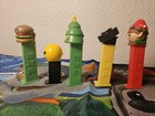 Limited Edition Pez Dispensers Lot Of 5 Christmas Tree Elf Batman Burger Tire  — photo 2