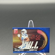2025 Panini Donruss Elite - Full Throttle Jonathan Taylor 28/75 - JERSEY MATCH
