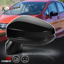 Left Driver Side Powered Adjust Folding Rear View Mirror for 15-20 Honda Fit