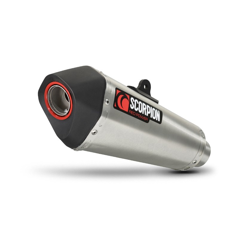 Yamaha YZF-R25 14-19 Scorpion Full Exhaust Serket Taper Brushed SS RYA98SYSSEO