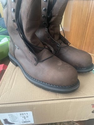 Red Wing Men's 2211 Leather Work Boot Size 16 D  Brand New In Box Made In USA