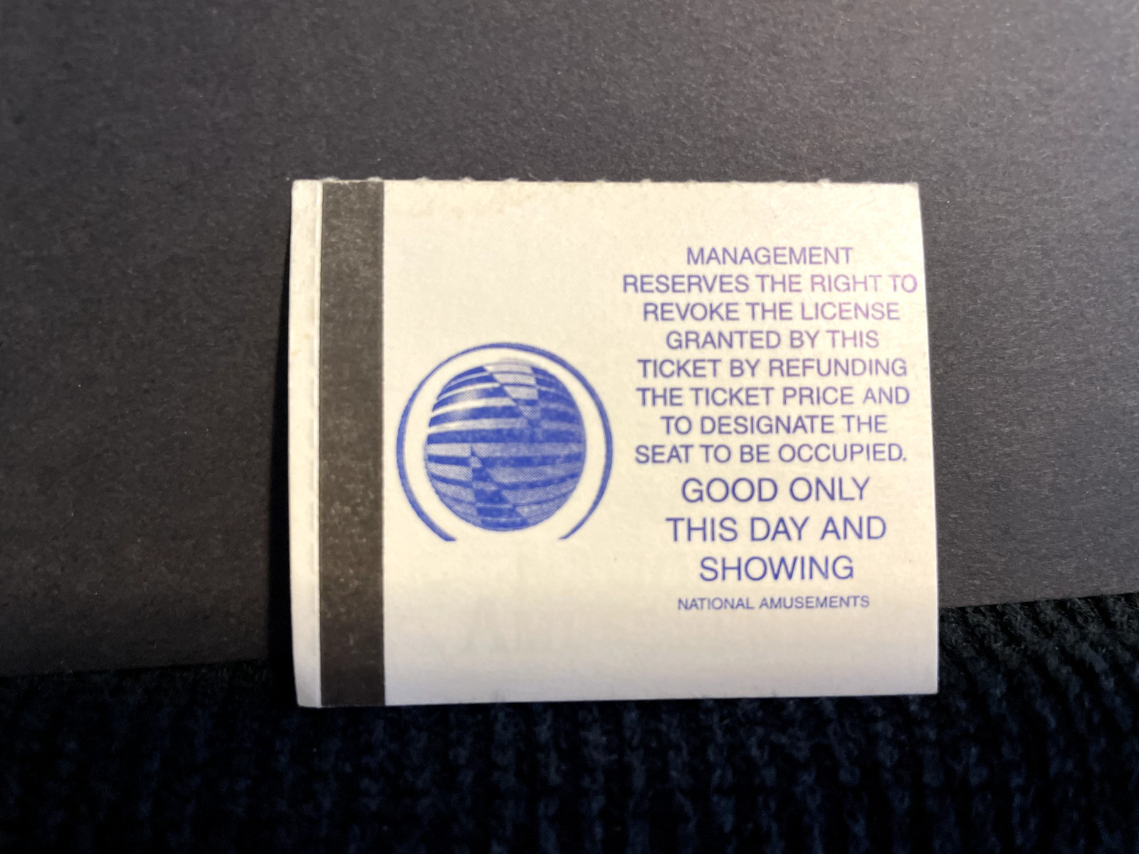 Vintage Movie Ticket Stub Hellboy