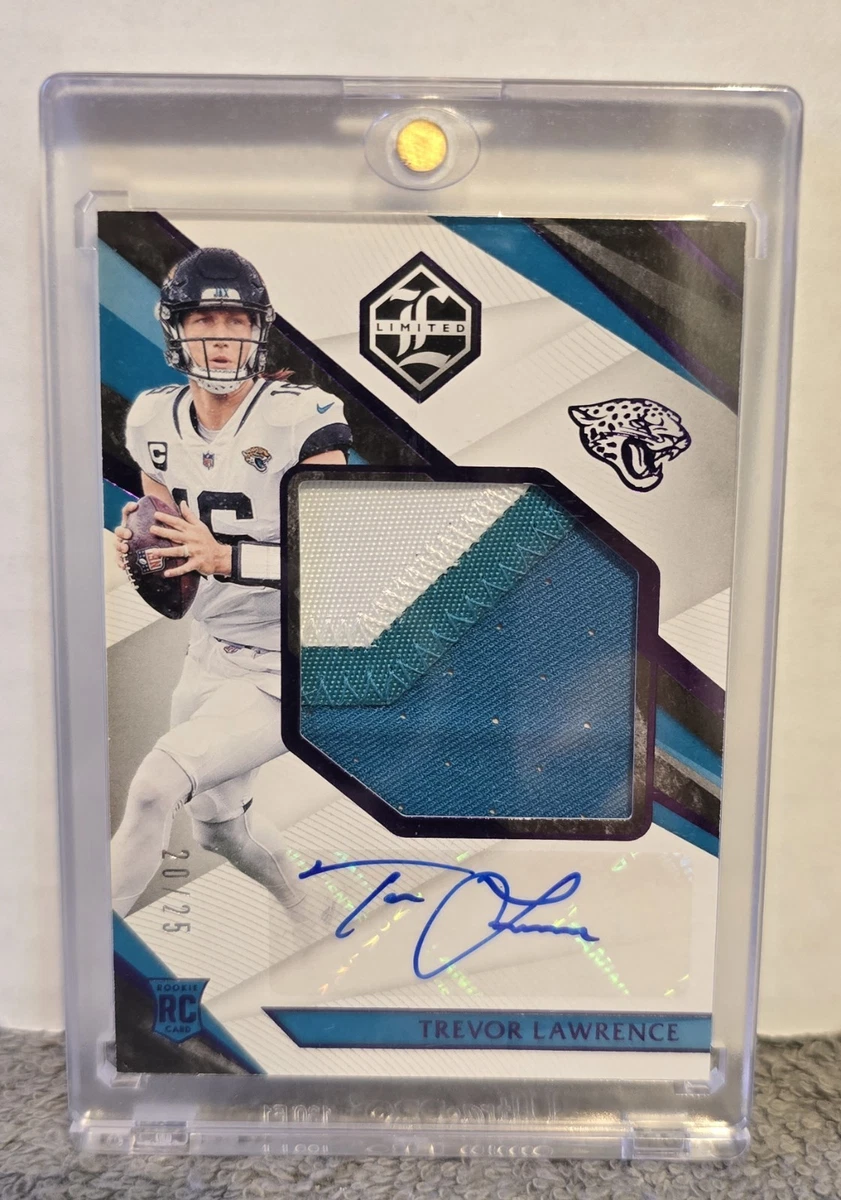 TREVOR LAWRENCE 2021 PANINI CONTDERS RC TICKET RECRUE patch